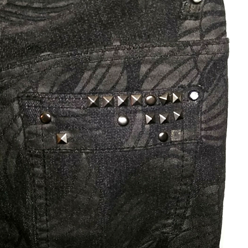 TREY'S Angels Sexy 3/4 Skinny Jeans Angel Wings - Picture 4 of 13